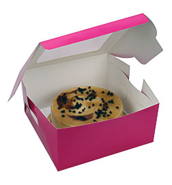 Home CAKE BOX – PINK WINDOW For 1 Kg Cake