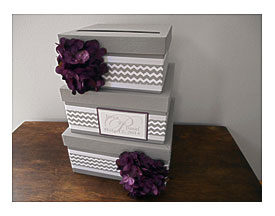 Tiered Modern Wedding Card Box With By Astylishdesign On Etsy