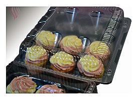 Dozen Clear Cupcake Box, 100 Ct.