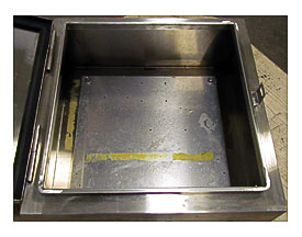 . Box 20x20x8" Stainless Steel Electrical Enclosure Box W Backplate Wall