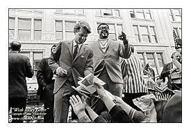 Rosey Grier And Bobby Kennedy Campaigning Together During The May 1968 .