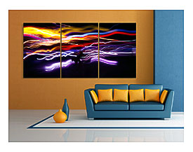 Living Room Triptych #8181 Alexei Rebrov Art