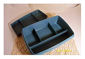 Vintage Tupperware Storage Box Tackle Box Sewing By SmakBoutique