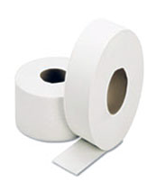 8540015909072 Jumbo Roll Toilet Tissue, 1 Ply, 2000ft, White, 12 Box
