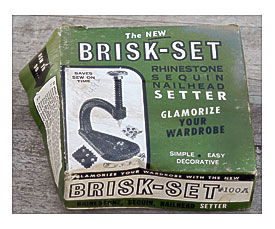 Vintage Bedazzler Brisk Set Rhinestone Setter By CakeBoxVintage
