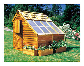 Cedarshed Sunhouse 8x8 Shed Greenhouse Shed Kit