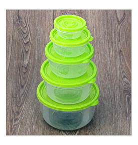 . Plastic Transparent Microwave Food Containers PreservingStorage Boxes