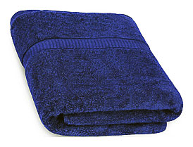 . Bath Sheet Towel Royal Blue 35x70inch Cotton Extra Large Beach Bath