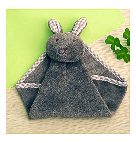 . Hanging Wipe Hand Towel Candy Colors Antibacterial Cartoon Rabbit