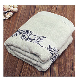 70x140cm Bamboo Fiber Antibacterial Deodorizing Towel Bath Cloth .