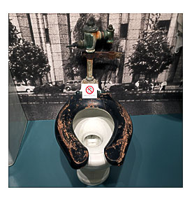 The Toilet From Gen. Douglas MacArthur’s Office During The Post .
