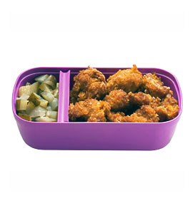 Bento Lunch Box With Leakproof Lid, Personalizable Divider & Matching .