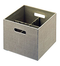 . 1791948 Bento Storage Box With Flex Dividers Large Loose Linen , New