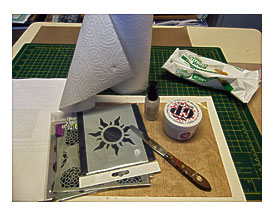 Crafty Journey Make Your Own Embellishments With Stencils Unruly .