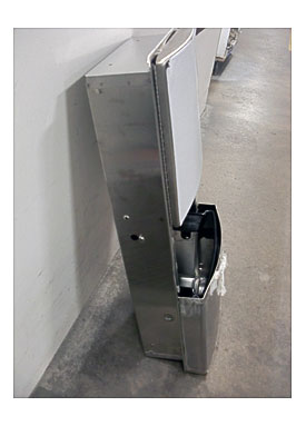 Bobrick B 4369 Recessed Paper Towel Dispenser Waste Receptacle .