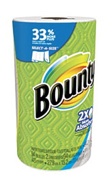 Bounty Bounty White Paper Towel, Pack Of 24