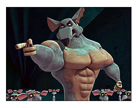 . Of Ferocious Rats, Led By The Tall And Awesomely muscular Rat King