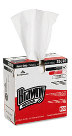 Brawny Industrial Medium Weight HEF Shop Towels Tall Dispenser Box .