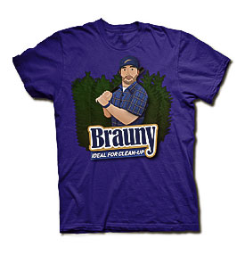 . Ryan Braun T Shirt Hebrew Hammer As The Brawny Paper Towel Guy