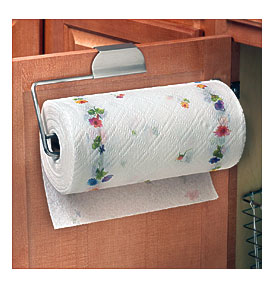 . Over The Door Paper Towel Holder In Brushed Nickel & Reviews Wayfair