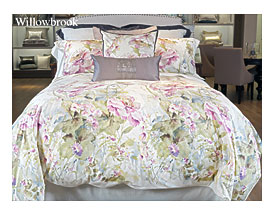 Charisma® Willowbrook 100% Cotton Sateen Duvet Cover Set Elegant .