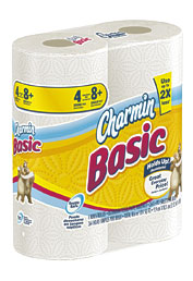 Home Charmin Basic 1 Ply Double Rolls Bathroom Tissue