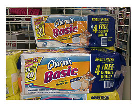 Katy Couponers HOT Charmin Basic Toilet Paper For .11 A Roll .