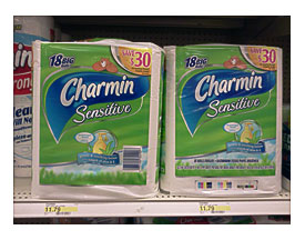 Charmin Sensitive Toilet Tissue 18 Big Rolls $9.99