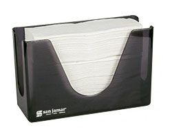 Home Countertop Folded Paper Towel Dispenser Black Pearl