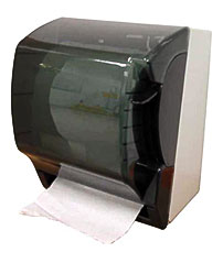 . 500 Translucent 7.48" Diameter Paper Towel Dispenser Culinary Depot