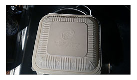 compostable take out container