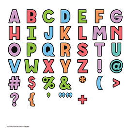 Cricut® Font And Basic Shapes