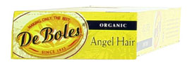 Deboles Deboles Organic Angel Hair Pasta, 8 Ounce Pack Of 12 .