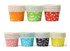 100pcs Colorful Paper Cupcake Liners Muffin Cases Greaseproof Dessert .