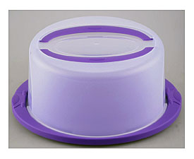 Details About Plastic Large Round Cupcake Cake Box Storage Carrier .