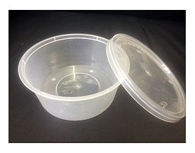 Round Food Containers Plastic Clear Storage Tups With Lids Deli Pots .