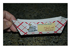 25 PERSONALIZED Paper Food Tray Snack Trays Nacho By Gilsmarket