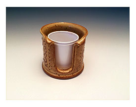 Bathroom Cup Holder Stoneware Bathroom Cup Holder Oz In Sand By .
