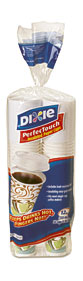 Dixie Dixie Paper Hot Cups & Lids Combo Bag, 12oz, 50Per Pack .