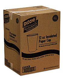 Dixie Dixie Hot Cups, Paper, 12oz, Coffee Dreams Design, 1000 Carton .