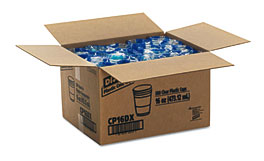 Dixie Dixie Clear Plastic PETE Cups, Cold, 16oz, WiseSize, 25Per Pack .