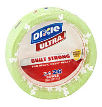 Home Dixie Ultra Built Strong Paper Bowls 20 Oz