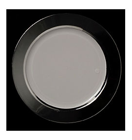 . Handler Opulent 10.25" Super Elegant Plastic Dinner Plate 50 Piece Set