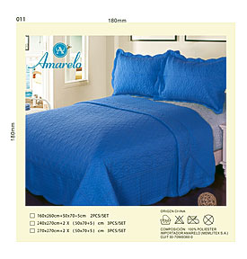 Imagen De Cobertor Quilt Microfibra King Size Con 2 Fundas De Almohada