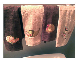 By The End Of Next Week, The Festive Thanksgiving Fingertip Towels .