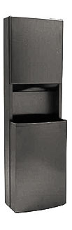 43949 Surface Mounted Paper Towel Dispenser Waste Receptacle With .