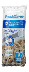 FoodSaver® Vacuum Zipper Gallon Bags,12 Count