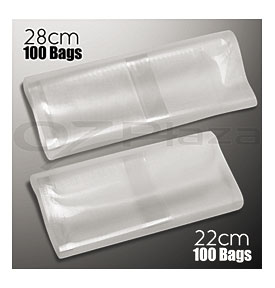 Details About Vacuum Food Sealer Saver Storage Bags 200 22cm 28cm