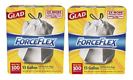 Glad Indoor Trash Glad Forceflex Tall Kitchen Bags With Antimicrobial .
