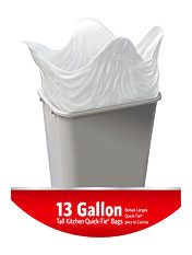 Glad Tall Kitchen Drawstring Trash Bags 13 Gallon 100